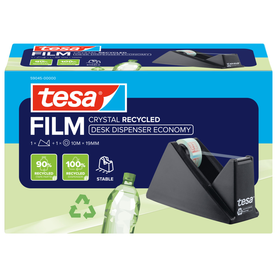 Filme, Klebeband-Rollen, Desk-Dispenser, Kristall-Recycelt, Recycling