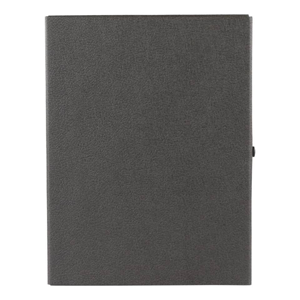 Hülle, Leder, Schwarz, Notizbuch, Klappverschluss