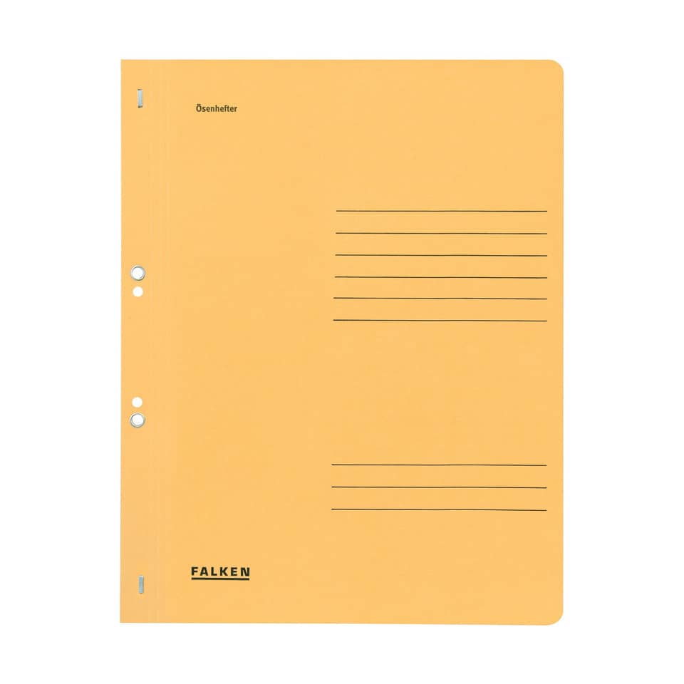 Ordner, Klemmhefter, A4, orange, FALKEN