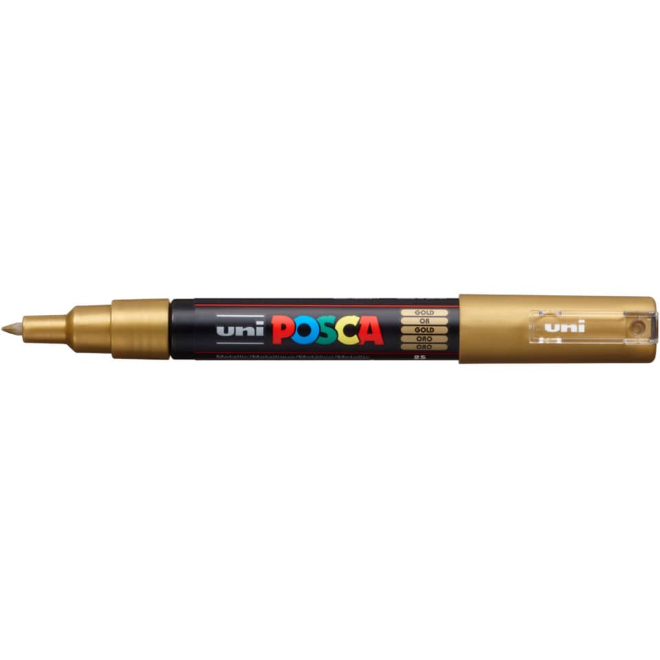Schreibstift, Posca Marker, Goldfarben, Universaler Marker, Druckstift