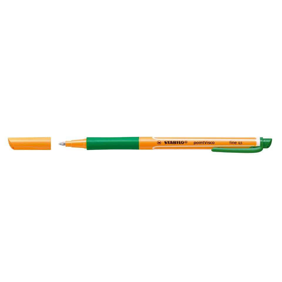 Kugelschreiber, Kugelschreiber mit farbiger Spitze, Orange/grün, Stabilo, Bleistif?