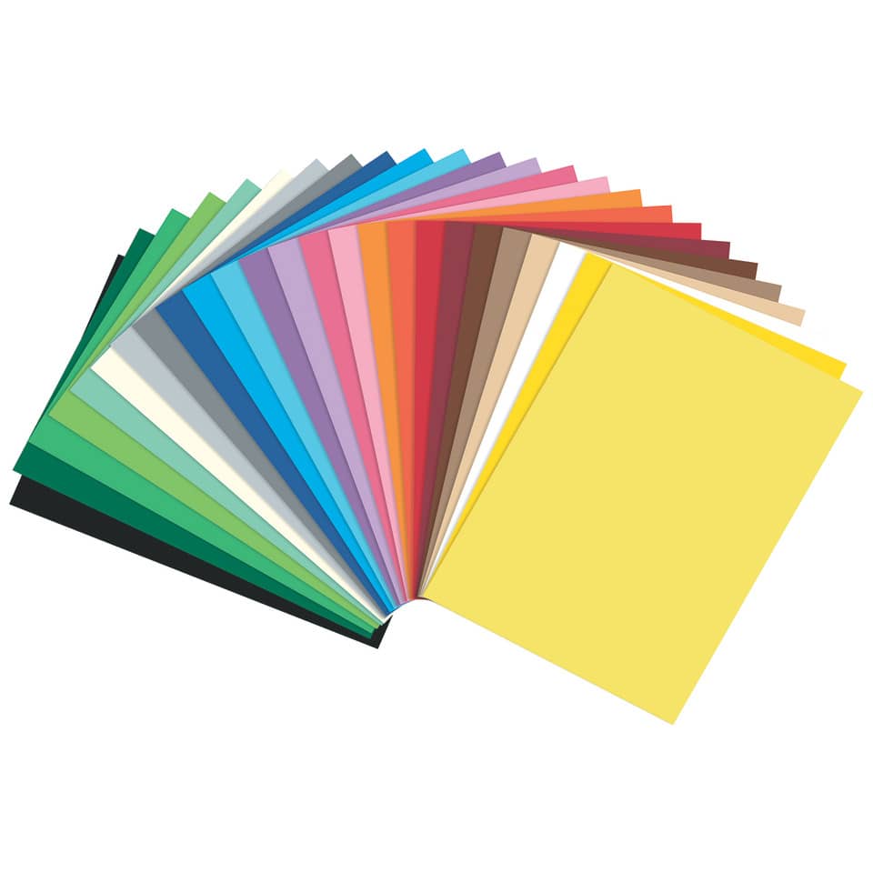 Farbstoffe, Farbkarten, Farbmuster, Papierbogen, Farbsortiment