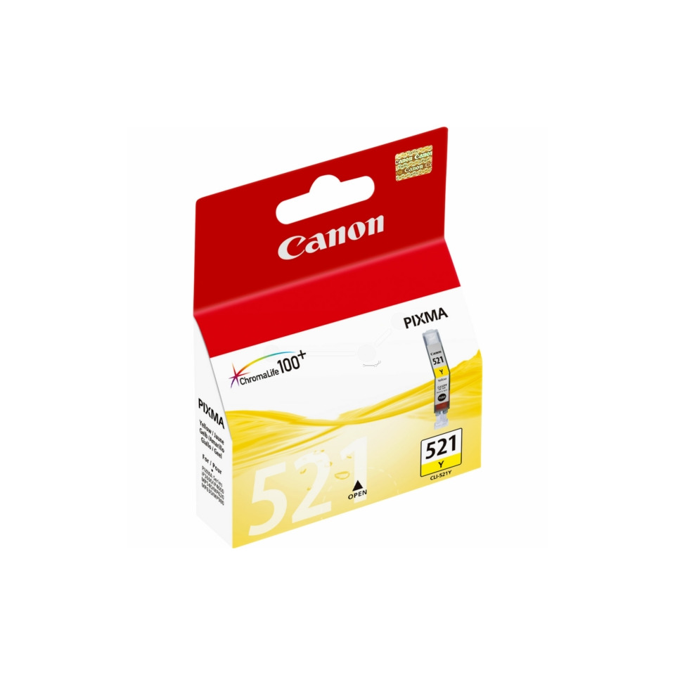 Inkjetpatrone CLI-521 yellow   9ml CANON 2936B001