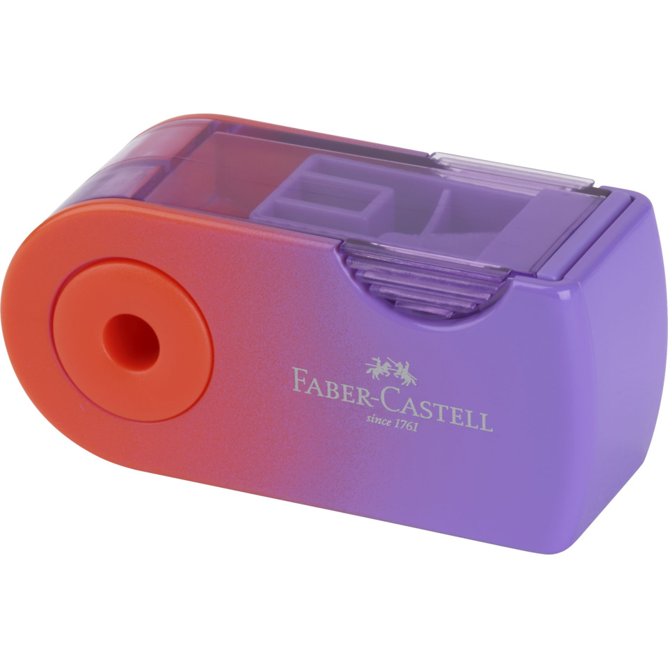 Korrektur-Spitzer, Bleistiftbleistift, Gummi-Einzug, Kleinschneide, Faber-Castell