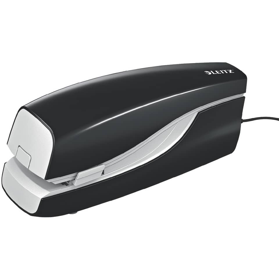 office stapler, stapler, black, metal, compact