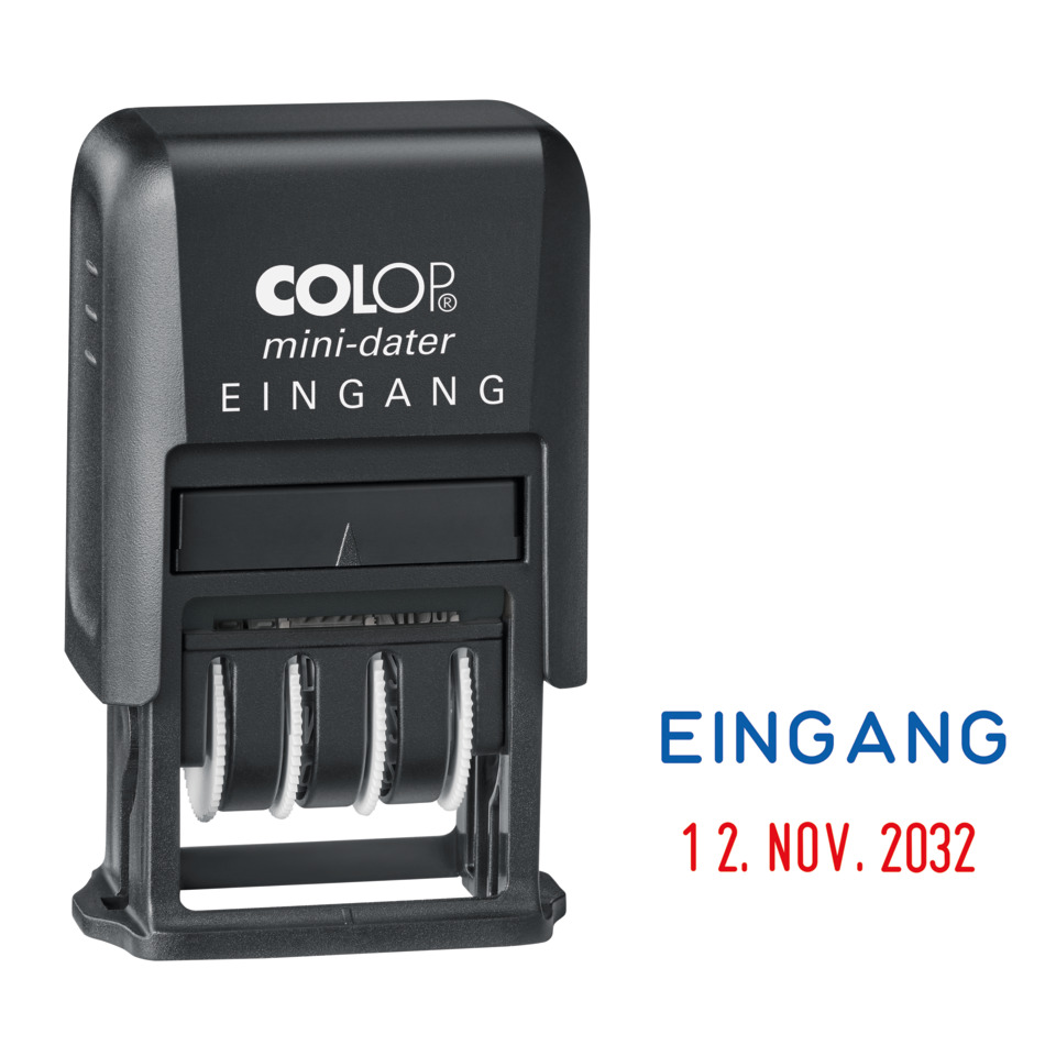 eingangsstempel, Mini-Dater, Kolop mini-dater, Schneidwalze, Gehäuse