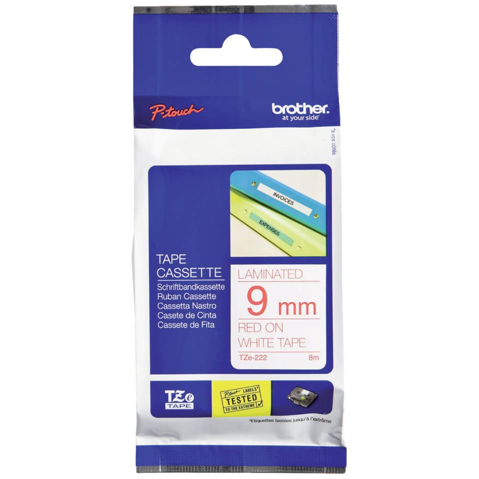 Tesa Klebeband, Laminiertes Band, 9 mm, weiße Band, Ordnerband