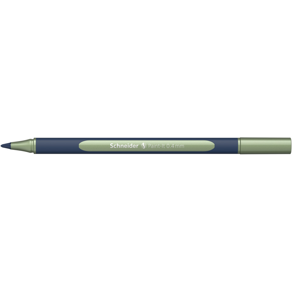 Schul- bzw. Filzstift, Marker, Paint-it 0.4mm, Kunststoffkörper, blaugrün