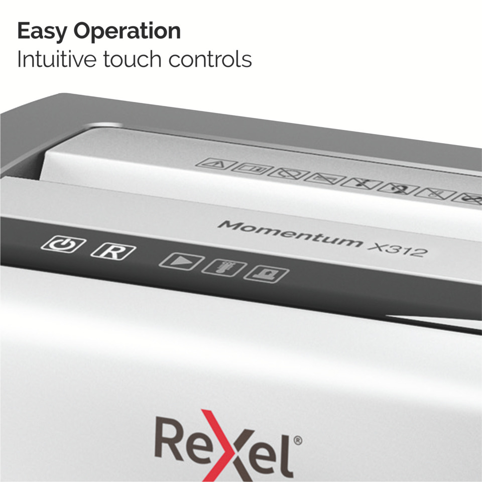 Kassenschaber, Momentum X312, Graues Gehäuse, Touch-Control, Rexel