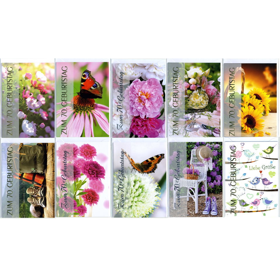 blumen, garten geschenke, blüten, karten-sets, dekoration