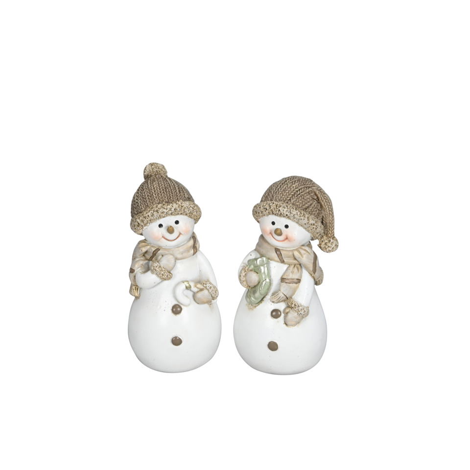 Schneemann, Figur, Winterdekoration, Häkeleulen, Kleidungskette