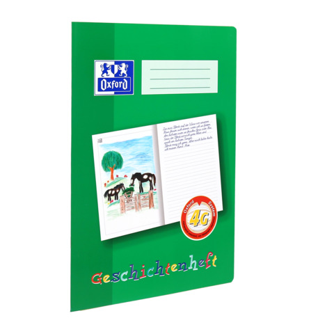 Geschichtenheft, A4, 16 Blatt, Lin.4G OXFORD 100050098