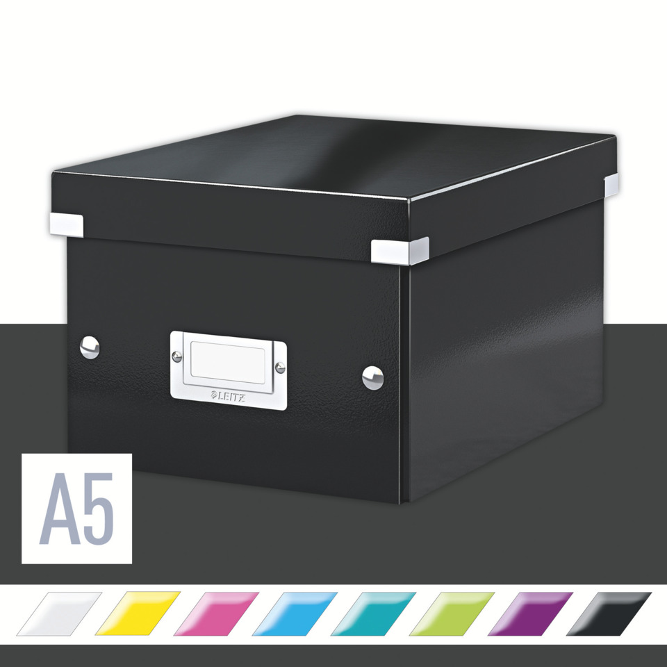 Box, Aufbewahrungsbox, schwarz, A5, Deckel, box, storage, black, A5, deckel