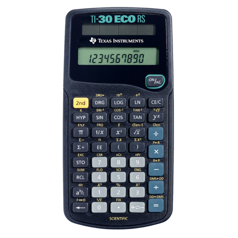 Schulrechner TI-30 ECO RS, 79x153x18mm TEXAS INSTRUMENTS TI-30ECO RS