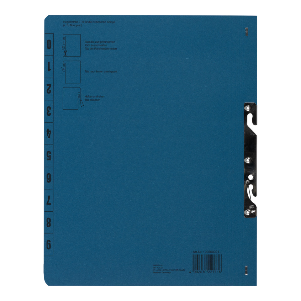 Ordner, Klarsicht..., Ordnermappe, Bindemappe, Clip-Mechanik, clipboard, ring binder, A4, blue, metal clip