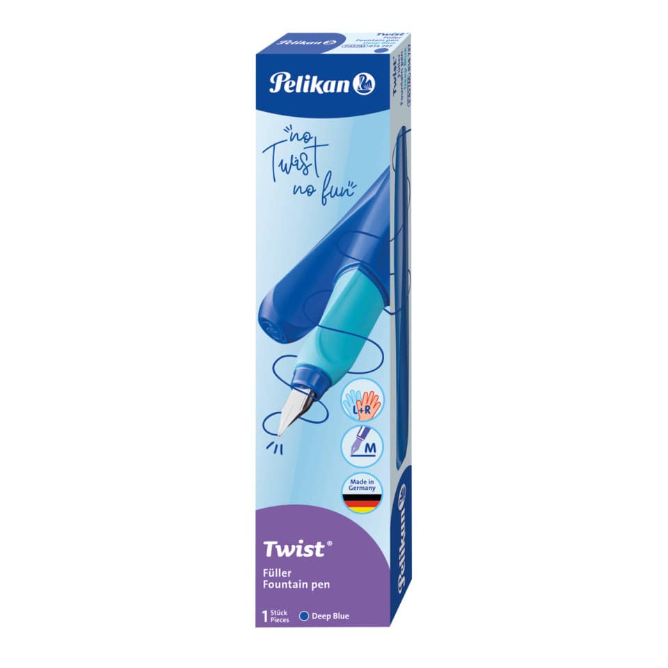 Füllfederhalter, Tintenfeder, Blau, Twist, Deutschland