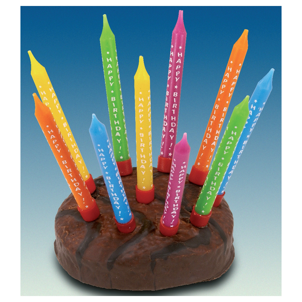 Kuchen, Geburtstag, Kerze, Schokoladentorte, bunte Kerzen