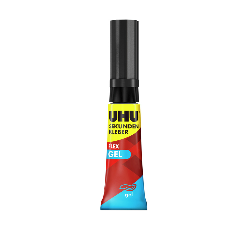 Kleber, GEL, UHU, Sekundenkleber, Flex-Gel