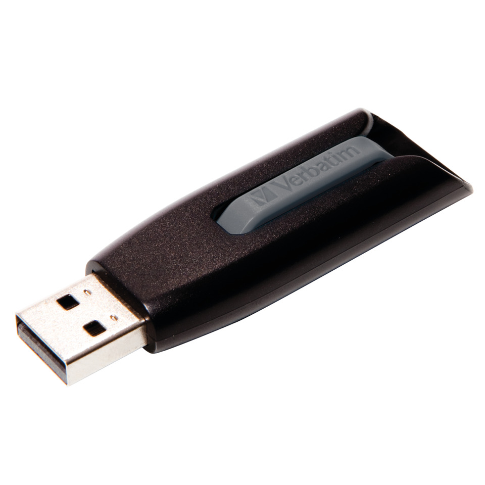 USB-Stick, Flash-Laufwerk, Metallstecker, Körper aus Kunststoff, Velobium