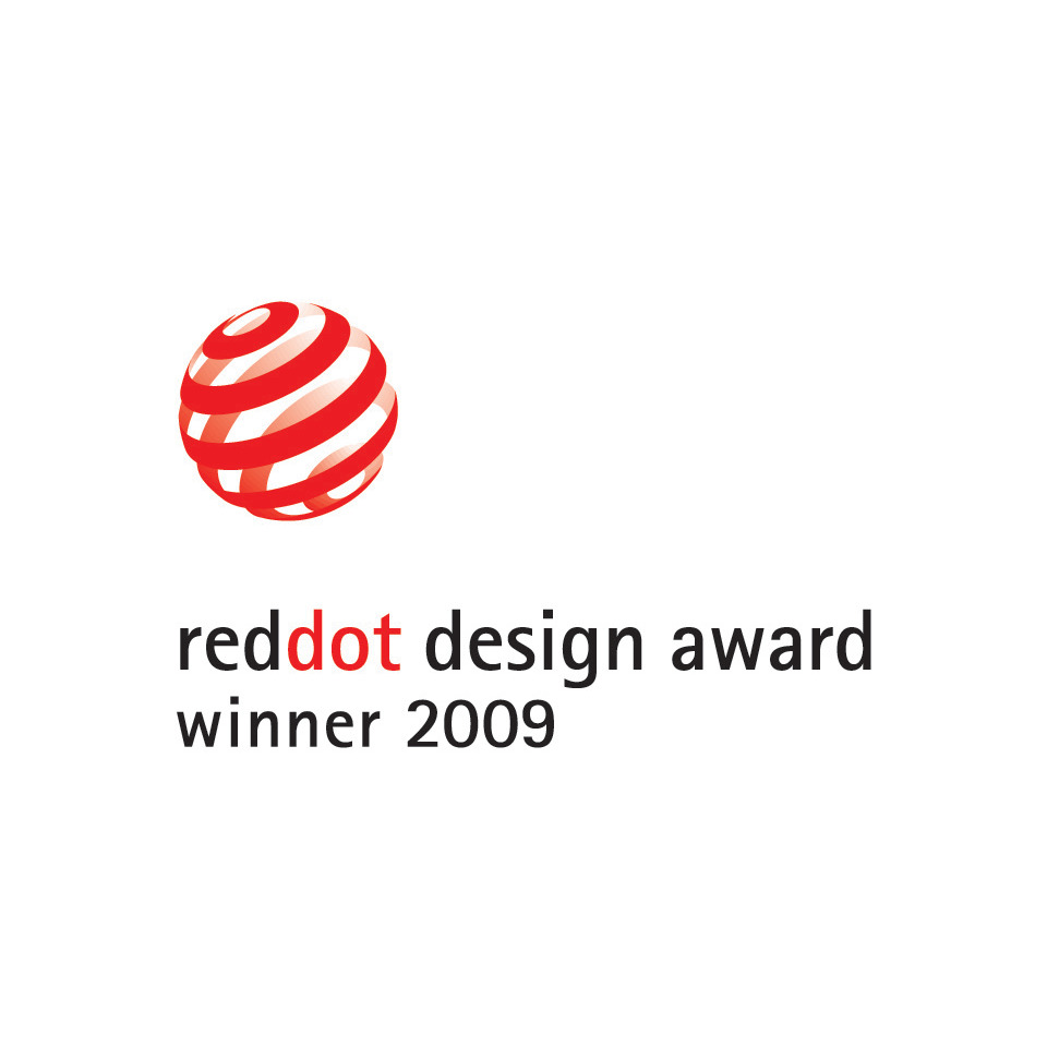 rot, designpreis, kugel, logo, text auf bild