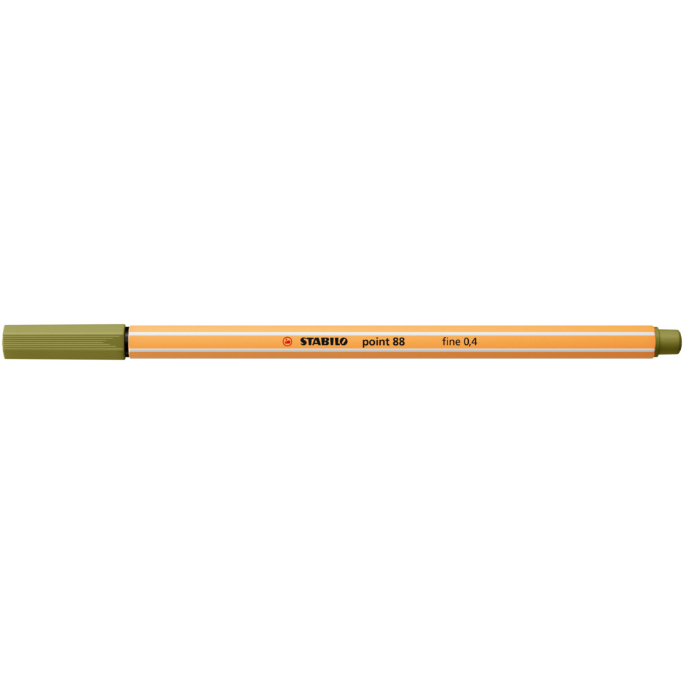 Marker, Orange, Stabilo, Feinlinie, 0.4