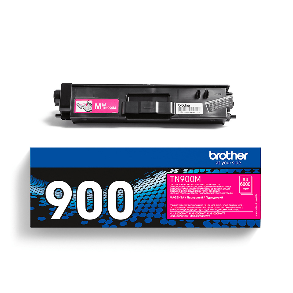 Toner, Tintenpatrone, Magenta, TN900M, Brother