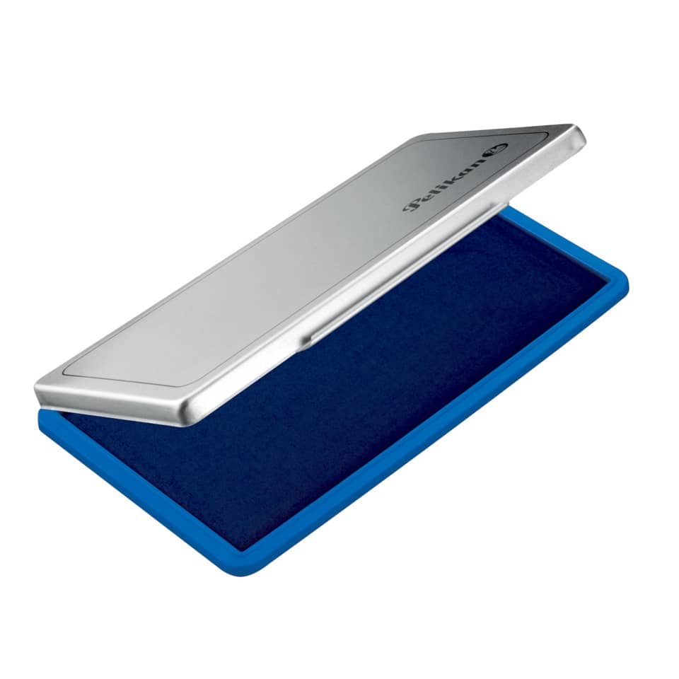 Stempel, Tintenstempel, Blau, Silber, Tapelabdruck