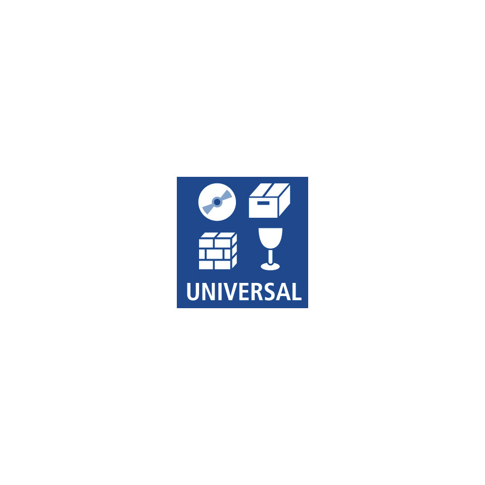 Universell, symbolische Symbole, blaues Quadrat, Verpackung, CD-ROM