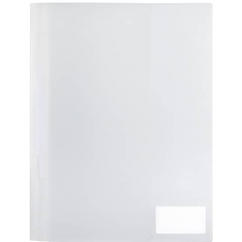 Schnellhefter, A4, Kunststoff, transluzent weiß HERMA 19486