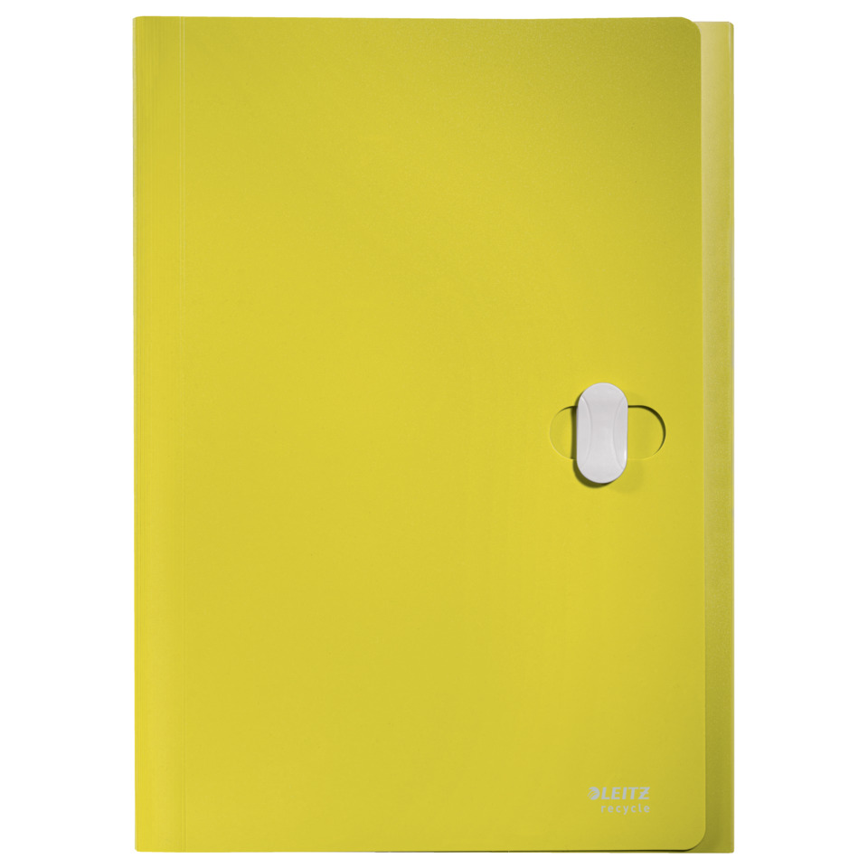 Schreibblock, Notizbuch, Klemmverschluss, Gelb, Leitz Recycle