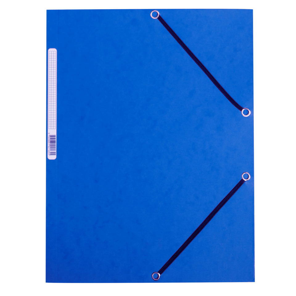 blue, Klammerbindung, Elastic-Bänder, Ösen, Notizbuchhülle