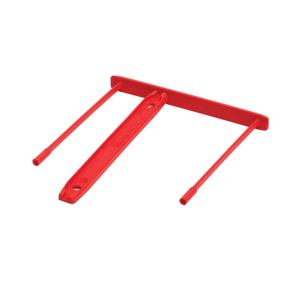 Kunststoff-Halter, Wandhalterung, rot, Kabelclip, Montagezubehör