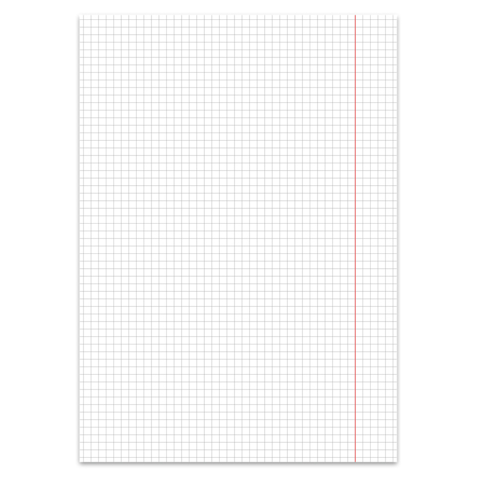 graph paper, grid, notebook, paper, red line