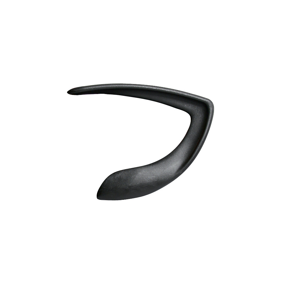 ergonomischer Griff, schwarz, gebogene Form, Kunststoff, neues Design