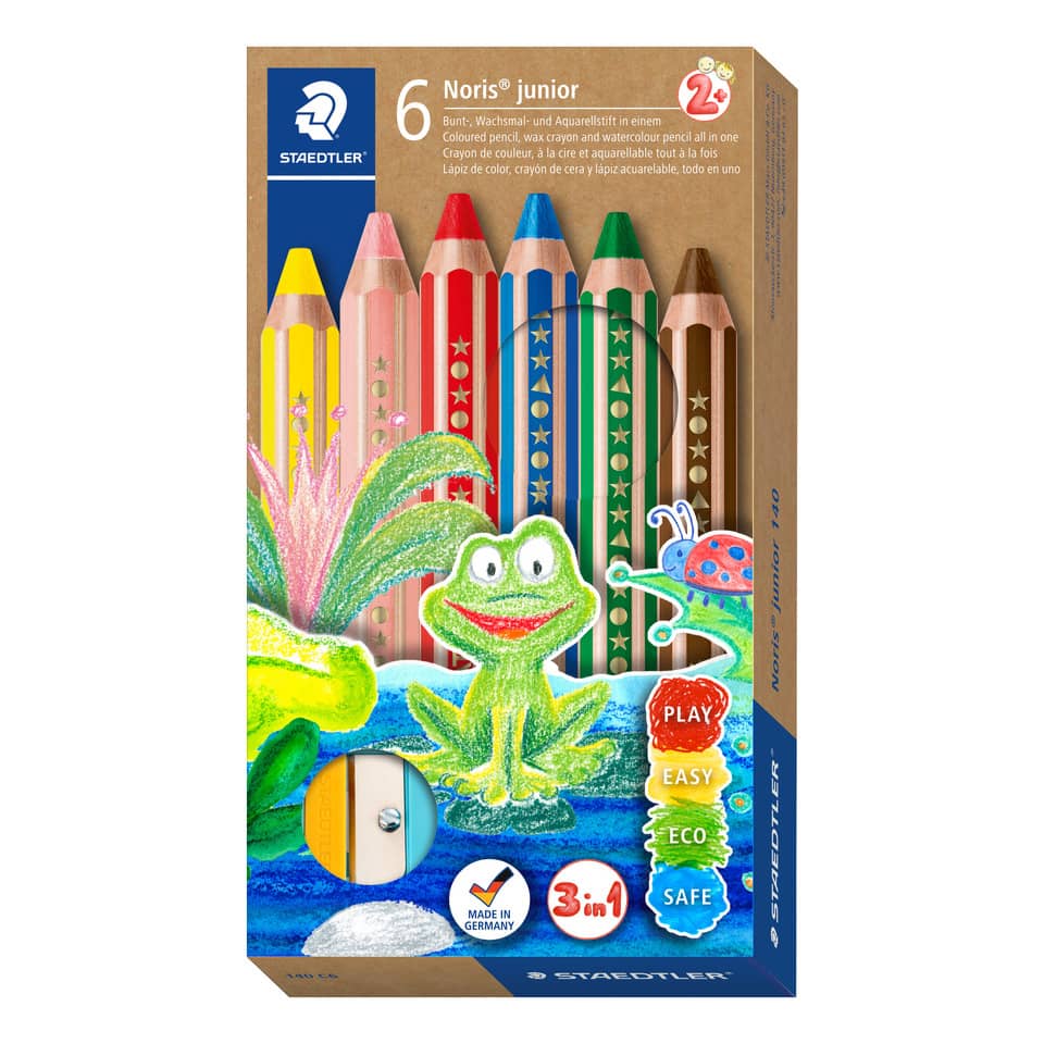 Buntstifte, Wachsmalstifte, Aquarellstifte, Kreidestift, Kinderzeichnung