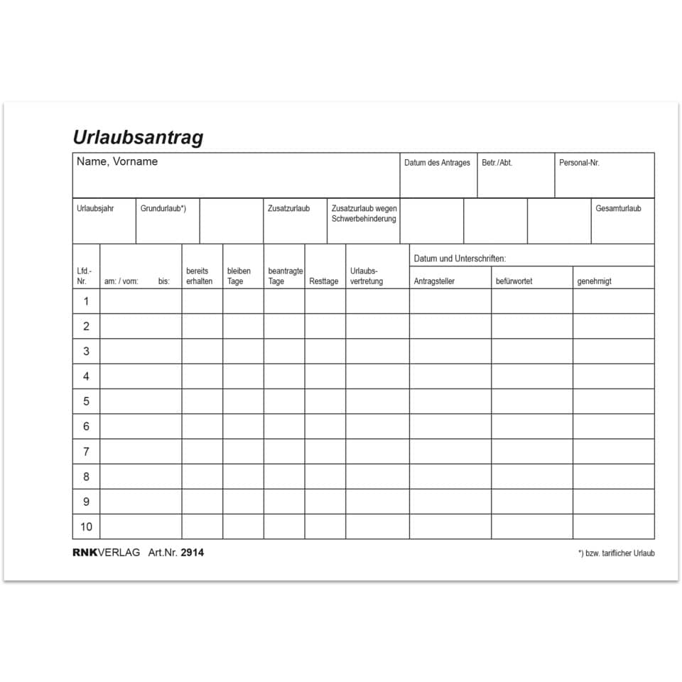 formular, Urlaubsantrag, Antragsformular, Papier, Dokument