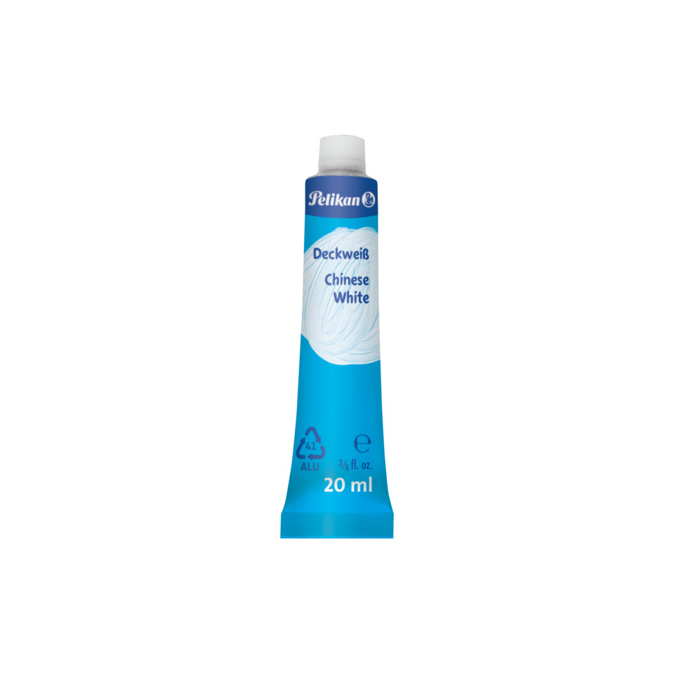 Zahnpasta, Deckweiß, Chinese White, 20 ml, Tube