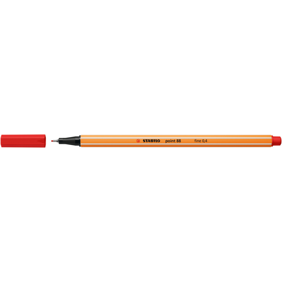 Marker, Feltpen, Orange, Fine point, Staedtler
