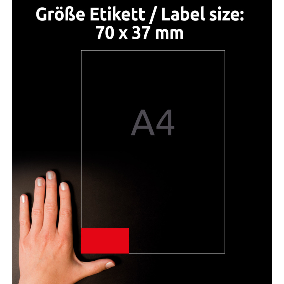 hand, rotes quadrat, Schatten, schwarzer Hintergrund, A4 Platzhalter
