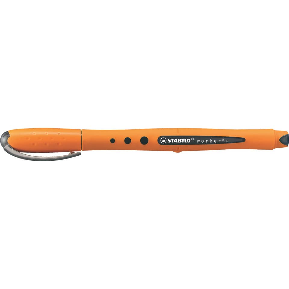 Tischmesser, Stabilo, orange, Griff, Kunststoff