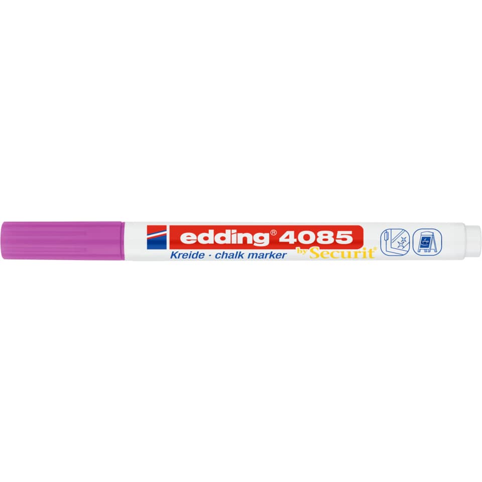 Chalk marker, Markerset, Purple cap, Edding 4085, Chalk marker pen