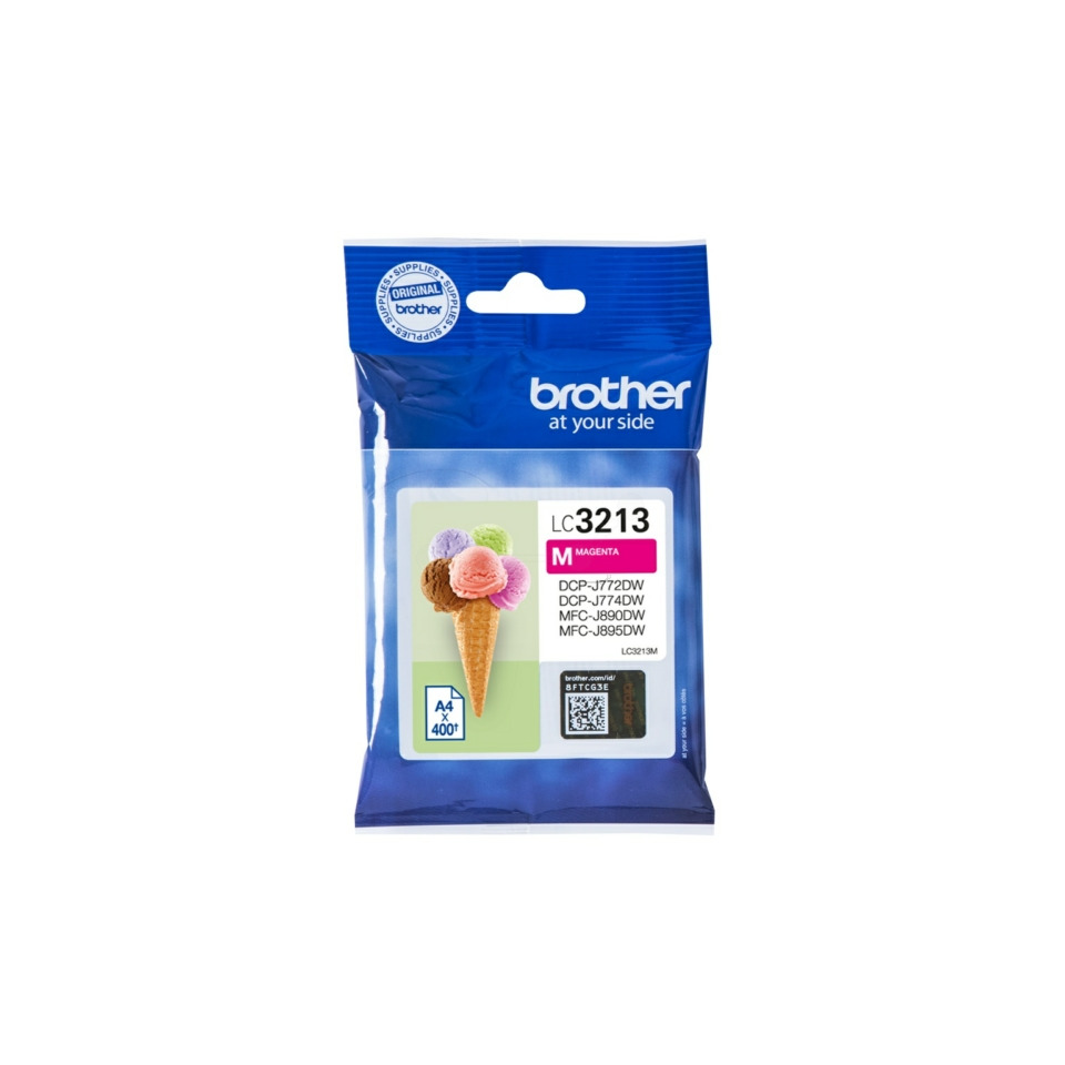 Tintenpatrone, LC3213, Magenta, Brother, Druckerpapier