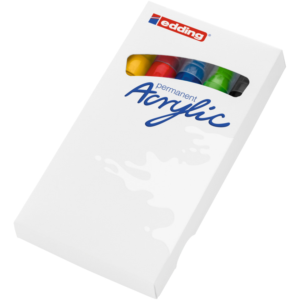 Acrylfarben, Set, Mehrfarbig, Paket, Kunstbedarf, Acrylfarbe, Farbenstifte, Künstlerbedarf, Malfarbenset, Weißes Verpackungsdesign