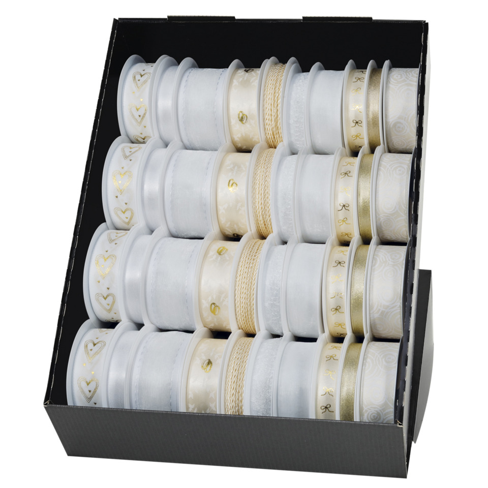 Schleifenband, Ribbon, Hochzeitsband, Spitzenborte, Ribbons set