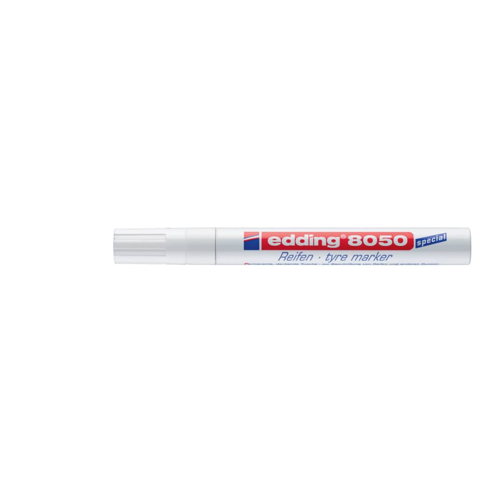 Tyre Marker, edding 8050, Markerstift, weißer Stift, Reifenmarker