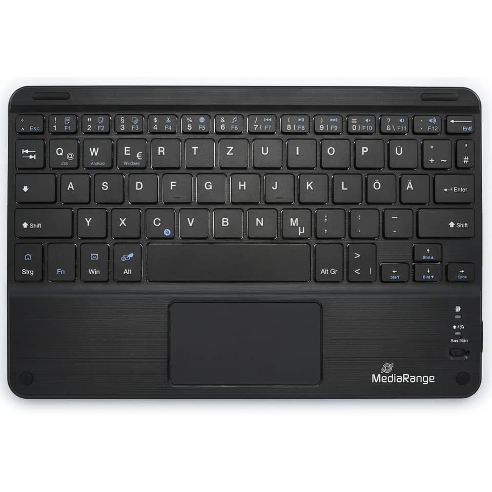 Tastatur, Laptop-Tastatur, QWERTZ, Full-Size-Tastatur, MediaRange