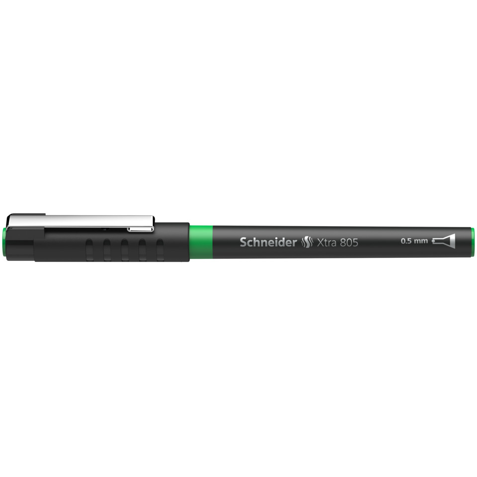 Schreiber, Kugelschreiber, Schwarz, Grün, 0.5 mm