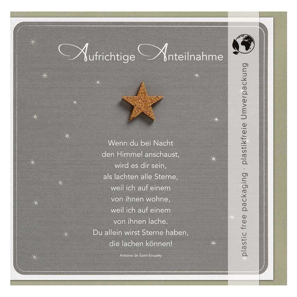 Grußkarte, Weihnachten, Stern, Karteninhalt, Papierkarton