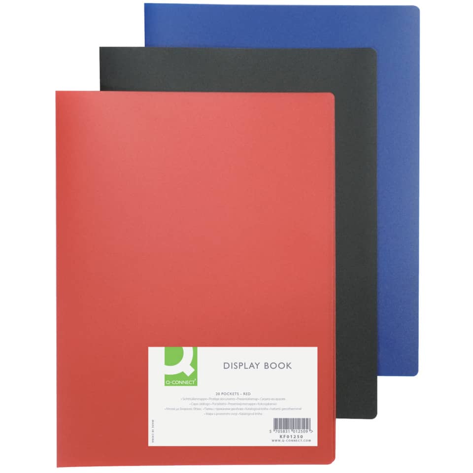 notebook, display book, red notebook, colorful notebook, A-Connect