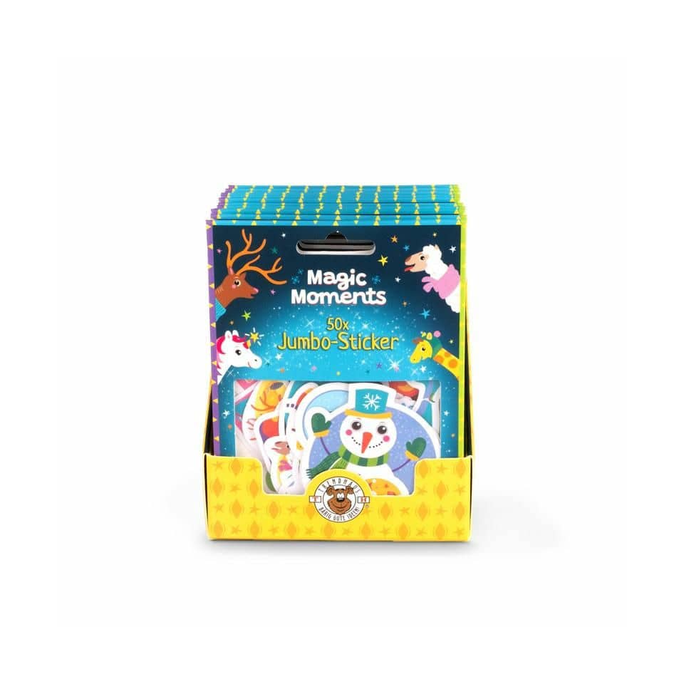Weihnachtssticker Jumbo Magic Moments, 50-teilig TRENDHAUS 963130